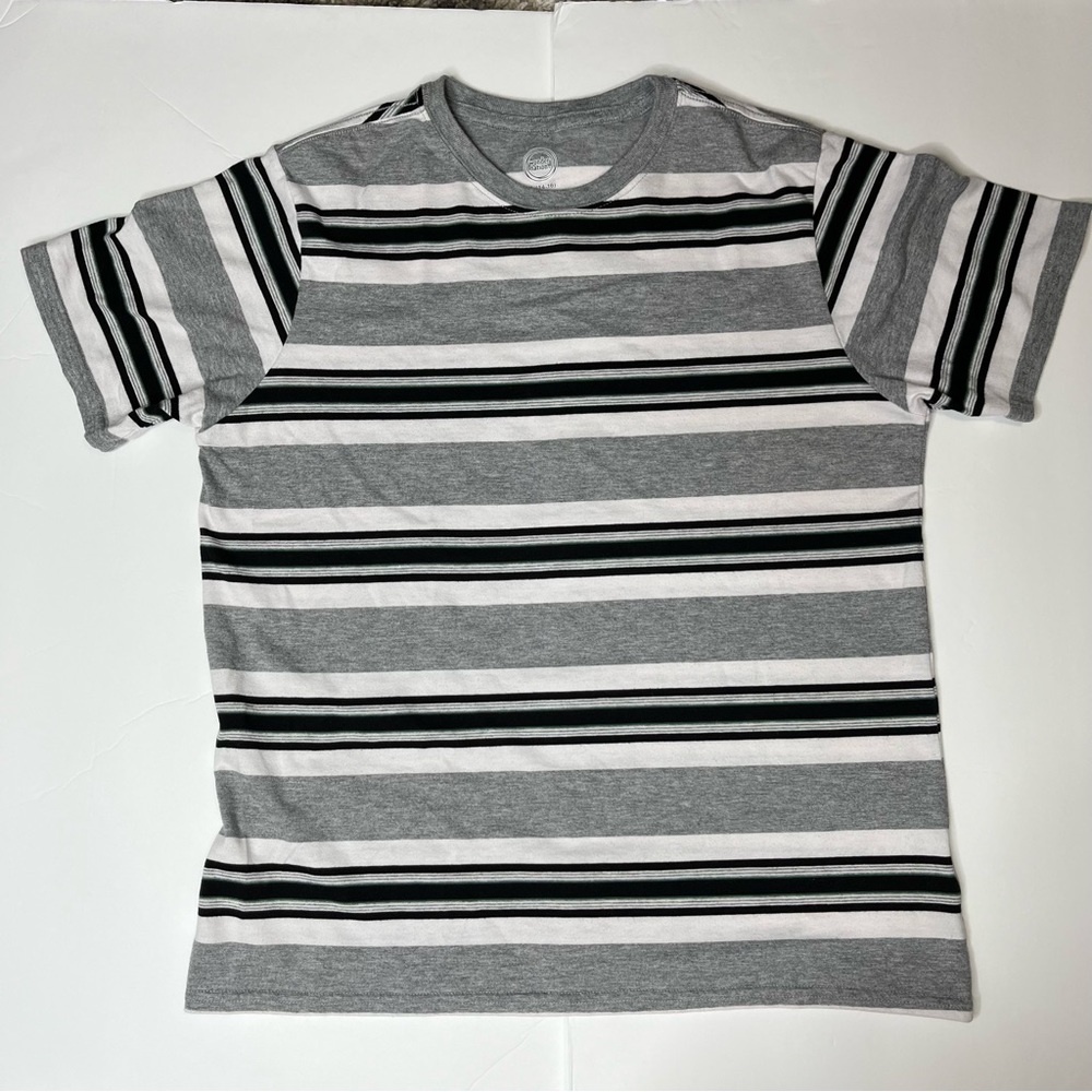 Wonder Nation boys stripped short sleeve T-shirt Size XL (14-16) Husky